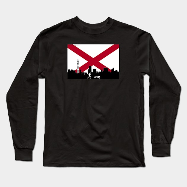 Run Alabama Long Sleeve T-Shirt by rocketcitydogrunner